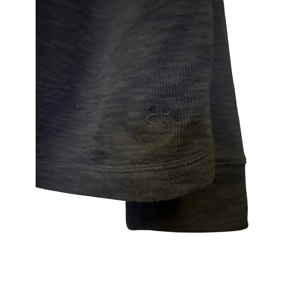 Banana Republic XXL Mens Long‎ Sleeve Blue Waffle Knit Shirt